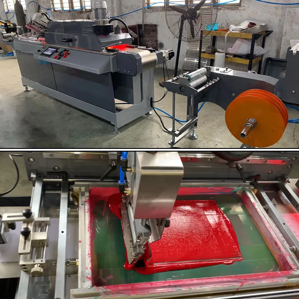 (JDZ-2001) Fully Automatic Silk Screen Printing Machine for Cotton, Grosgrain Ribbon, Elastic Tape / One Color Serigrafia Printer