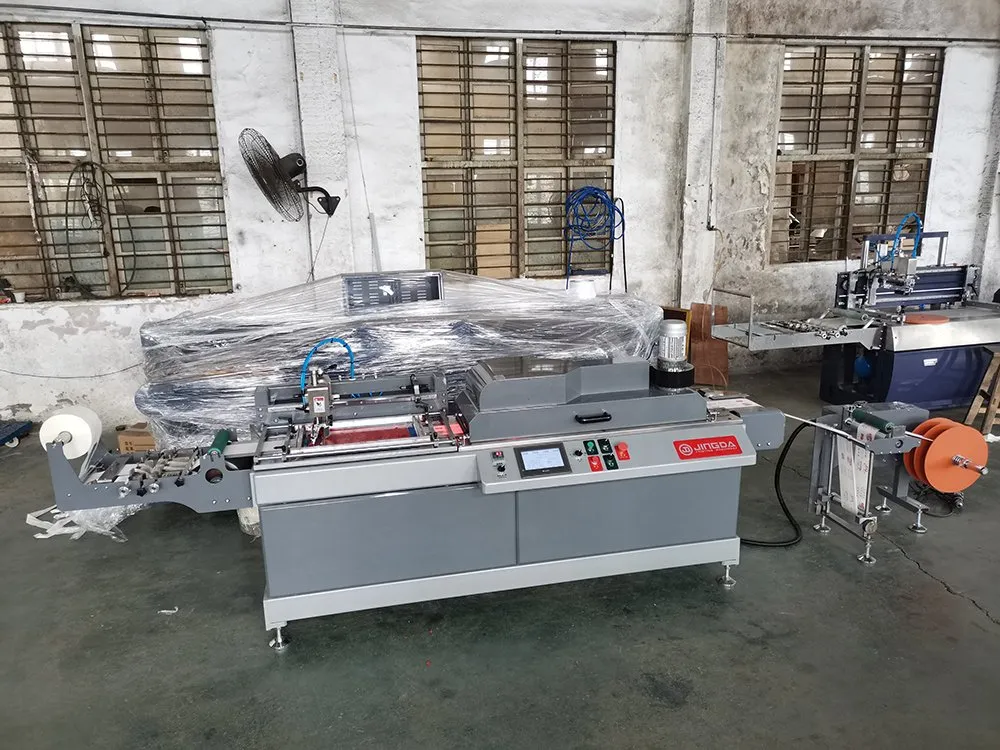 (JDZ-2001) Fully Automatic Silk Screen Printing Machine for Cotton, Grosgrain Ribbon, Elastic Tape / One Color Serigrafia Printer