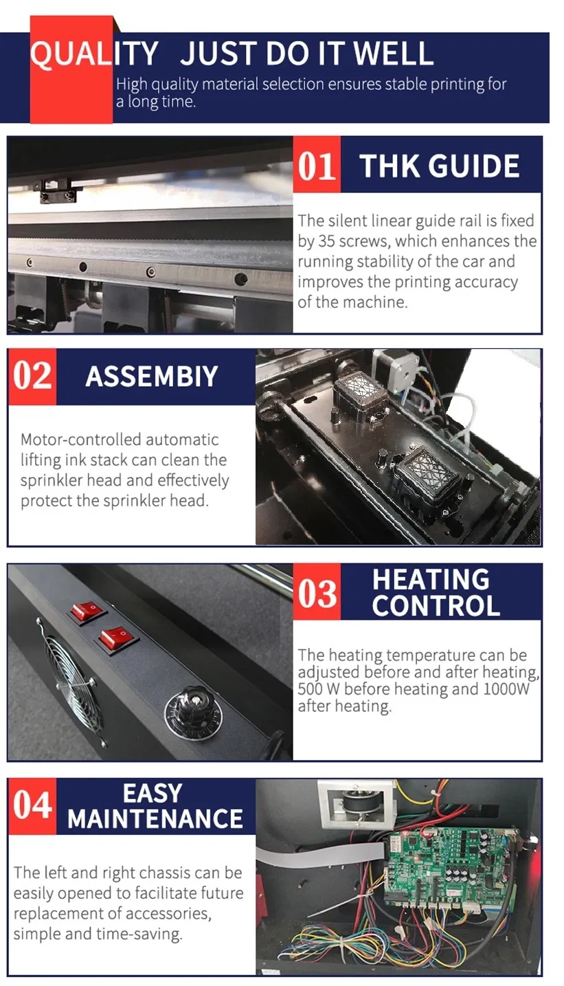 1.6m 5feet Eco Solvent Printer Vinyl Printing Machine Price