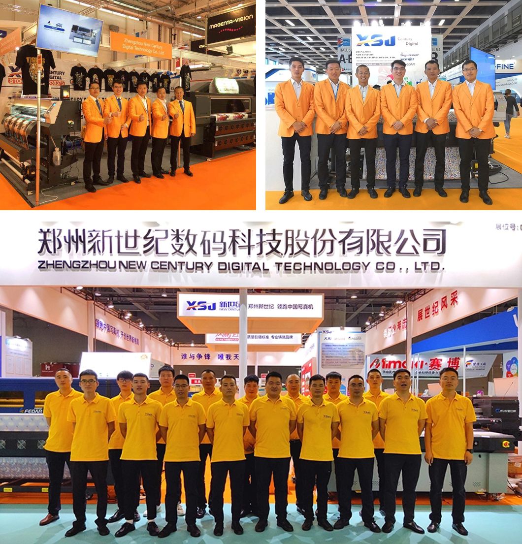 1.9m Fast Speed Sublimation Printer Fd1900 Digital Large Format Textile Printing Machine I3200 Heads