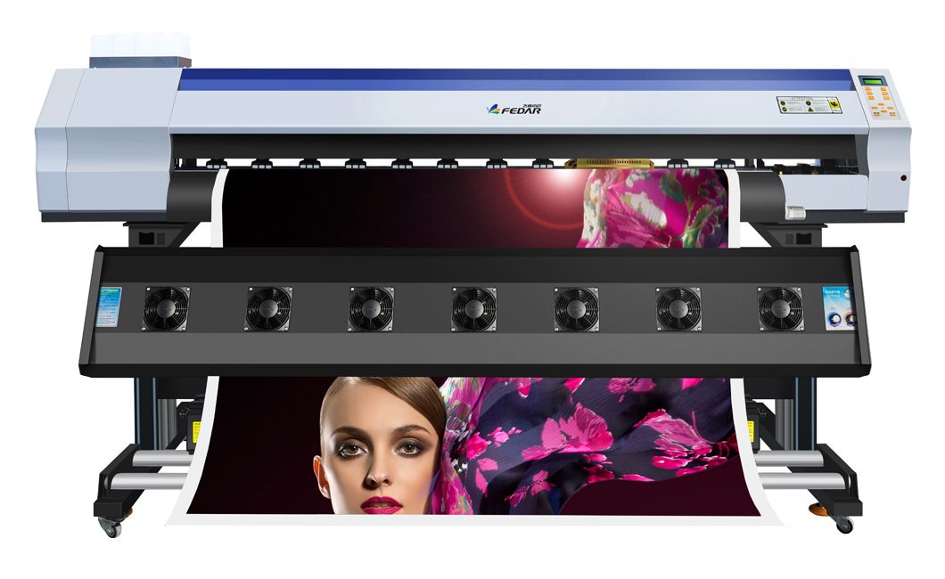 1.9m Fast Speed Sublimation Printer Fd1900 Digital Large Format Textile Printing Machine I3200 Heads