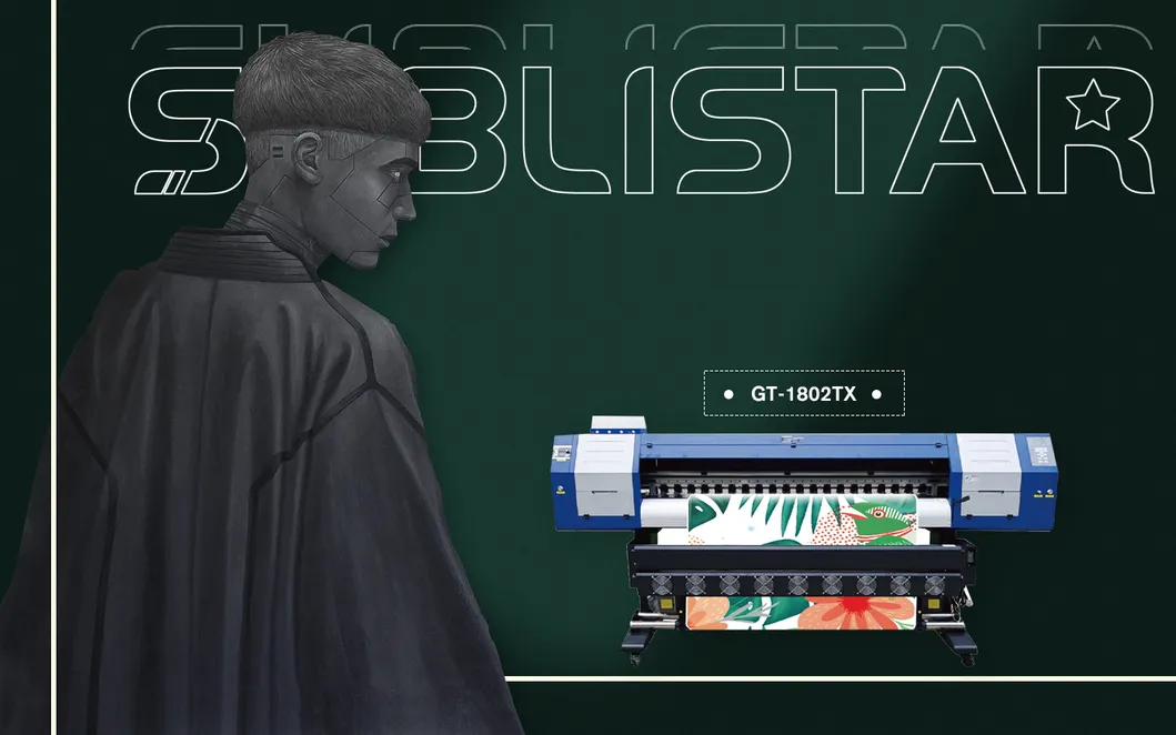 1800mm Wide Format Sublimation Printer with Two I3200 Print Head