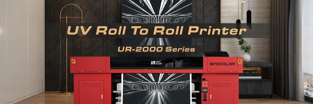 2m 3.2m High Resolution Industrial UV Roll to Roll Printer with I3200 Gen5 Printing Backlit Film