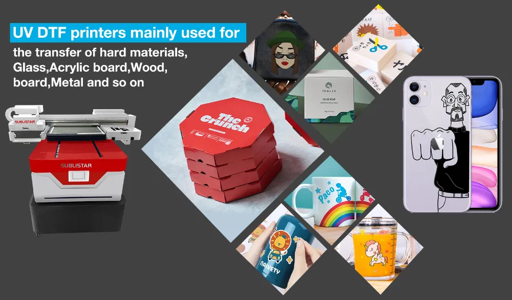 60*90cm Dtf UV Flatbed Digital Printer