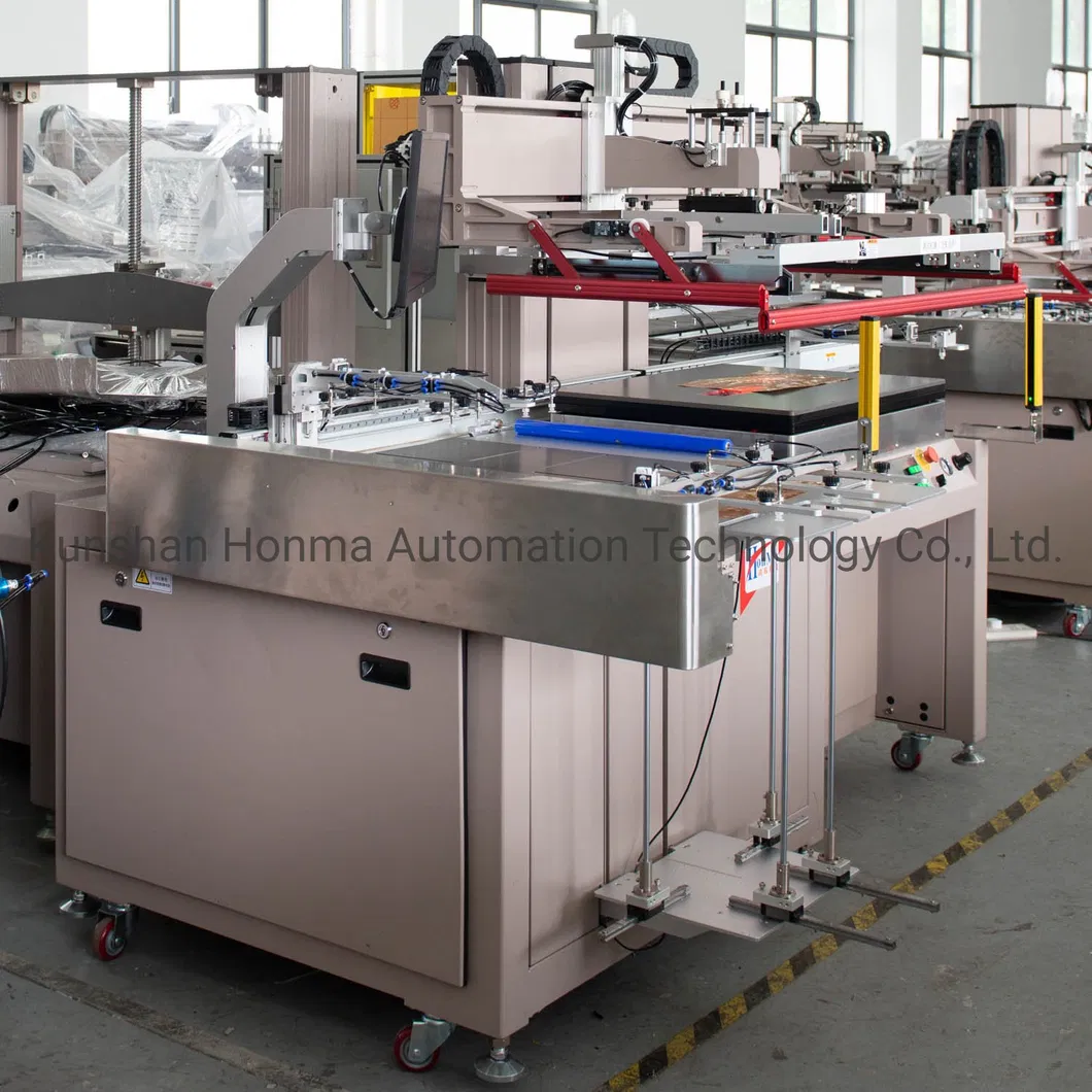 Automatic CCD Screen Printing Baking Line for Front Glass Cover of Mobile Phone