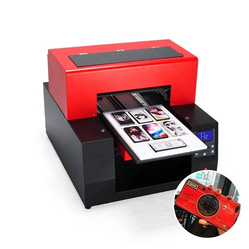 Big Discount A3 Flatbed Printer Print Head R1390 Save Ink Cost Print Glass/Metal/Stone/Almost of Faltbed Objects A3 UV Printer