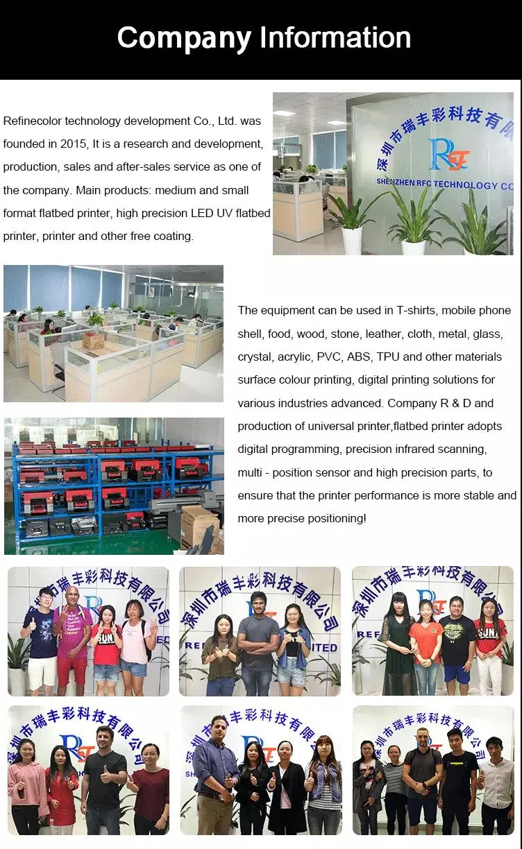 Big Discount A3 Flatbed Printer Print Head R1390 Save Ink Cost Print Glass/Metal/Stone/Almost of Faltbed Objects A3 UV Printer