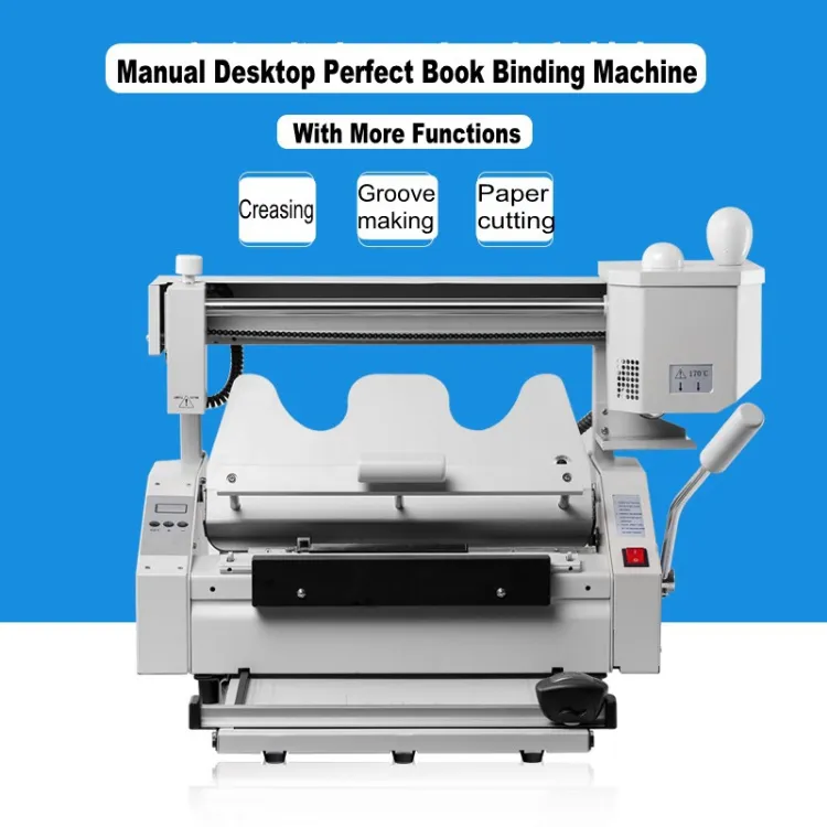 Deli 3872 Manual Comb Binding Machine Office Financial Binding Machine 21 Holes 425 Pages Binding Thickness