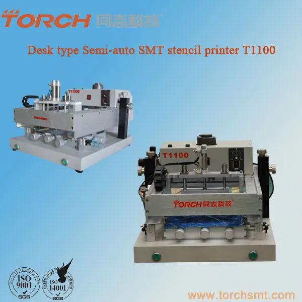 Desk Manual Small Solder Paste Stencil Printer T1100