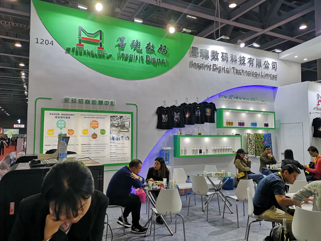 DTG Digital Textile Cmyk Water Based Pigment Printing Ink with High Fluency for Inkjet T-Shirts Printing