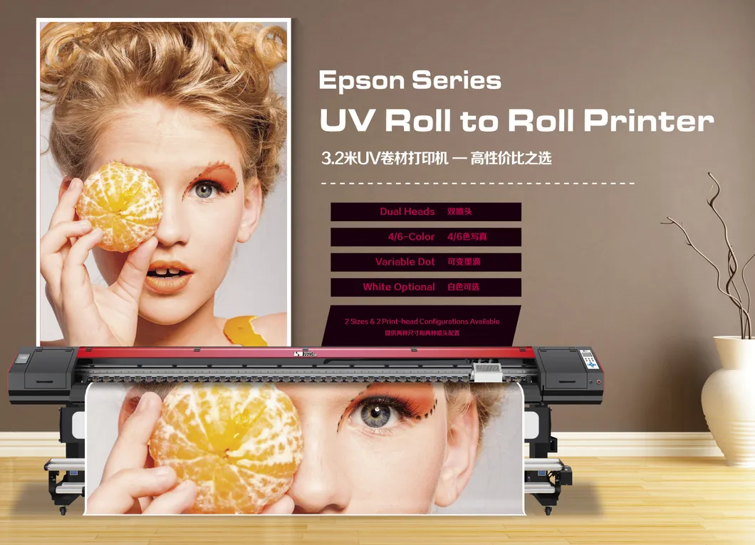 Double Side UV Roll to Roll Printer