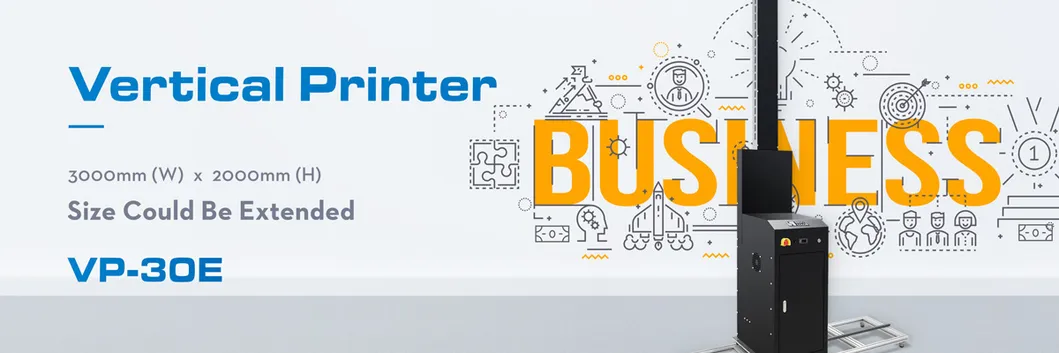 Factory Direct Sale Two Printheads Cmyk Max1440 Dpi Direct to Wall Printing Machine with One Time Molding Aluminum Beam