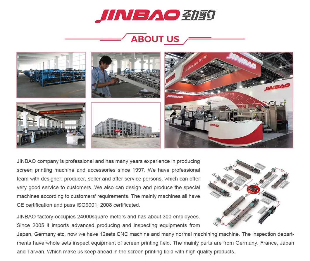 Factory Direct Sales Round Screen Printing Machine Jb-720A with Good Quality