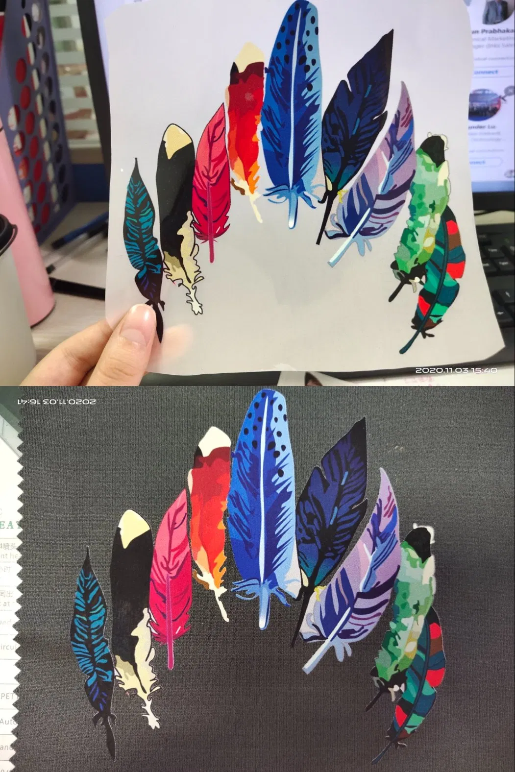 Factroy Direct Sale Dtf Water Based White Inks with No Crack and Super Elastic