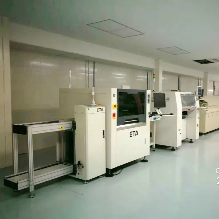 Full Auto Stencil Printer Machine SMD LED Light Assembly Line