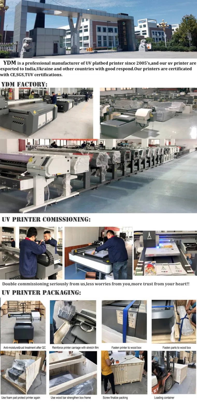 Glass Acrylic Large Printing Machine UV 2030 Printer