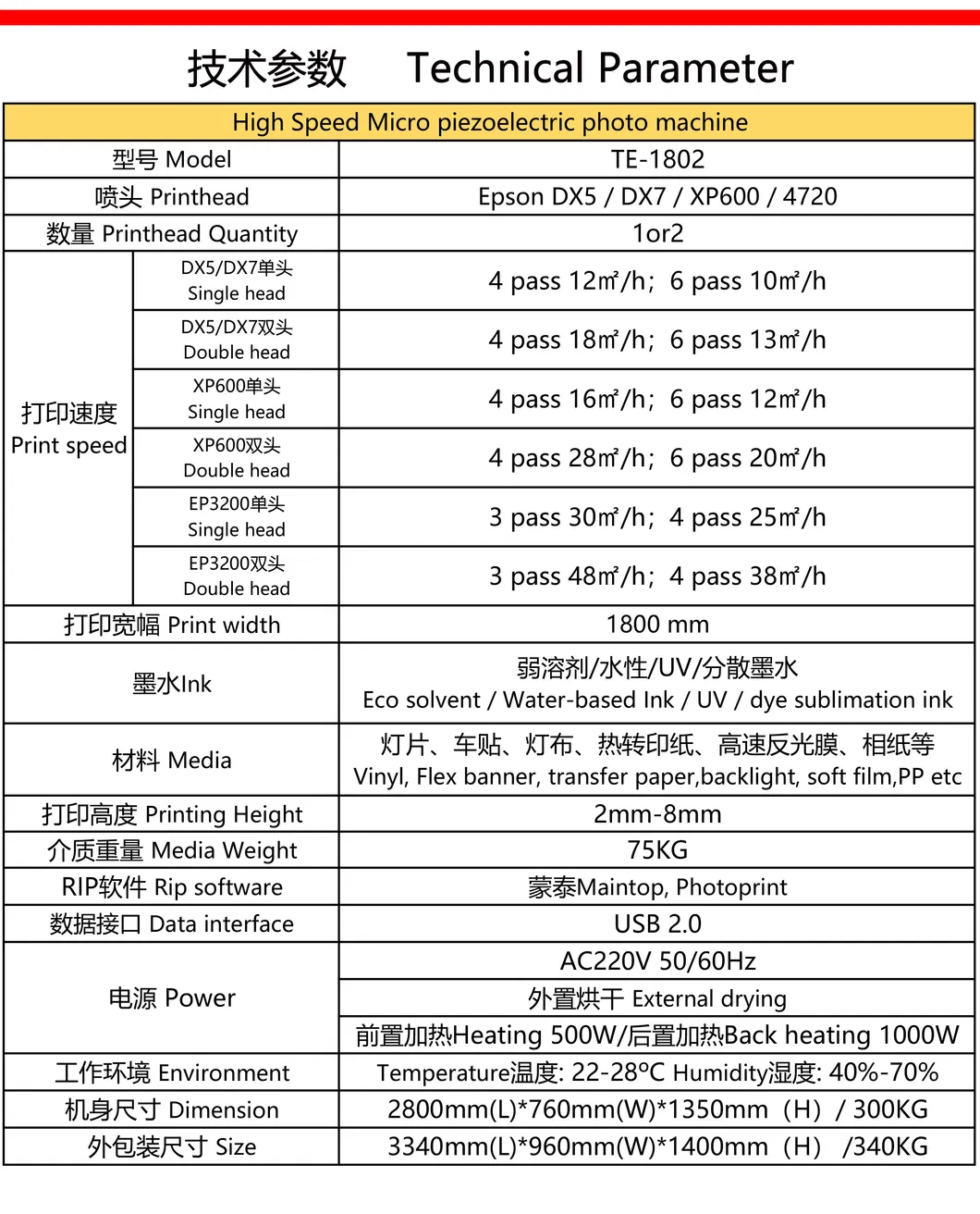 Good Price 1.8m Eco Solvent Digital Printing Machine