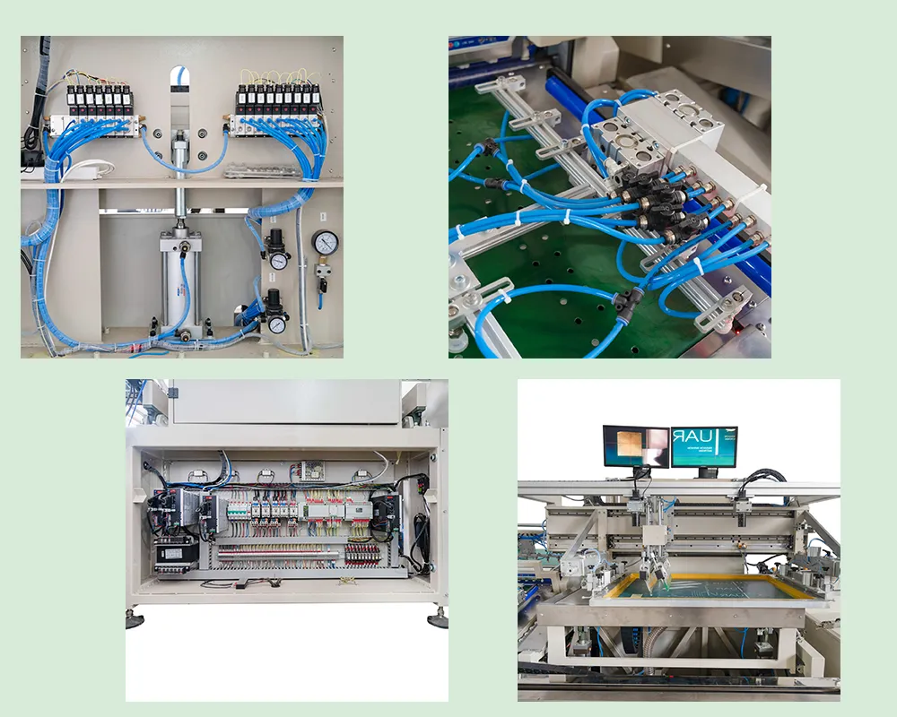 HY-D58 Double-sided dust removal label automatic screen printing machine