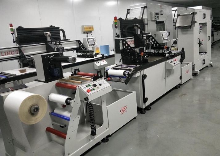 IMD Iml Roll to Roll Silk Screen Printing Machine