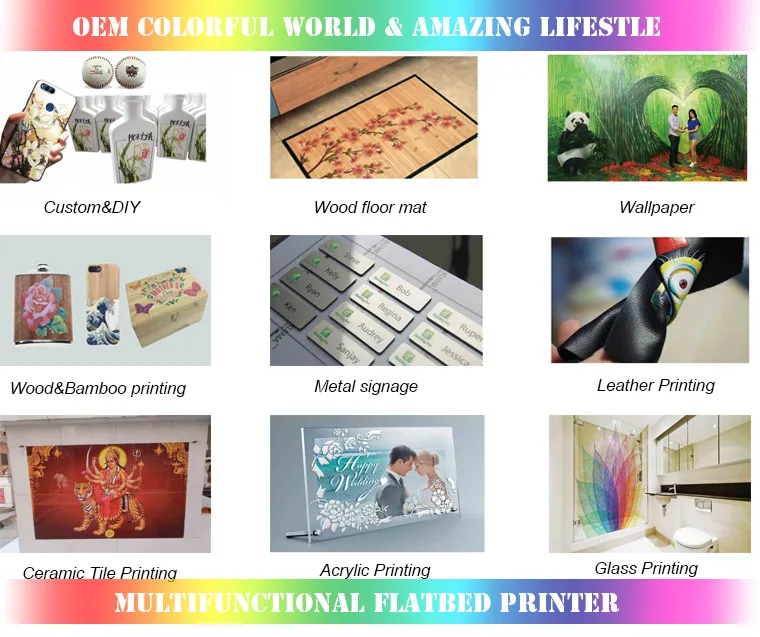 Industrial Large Format UV LED Inkjet Printer