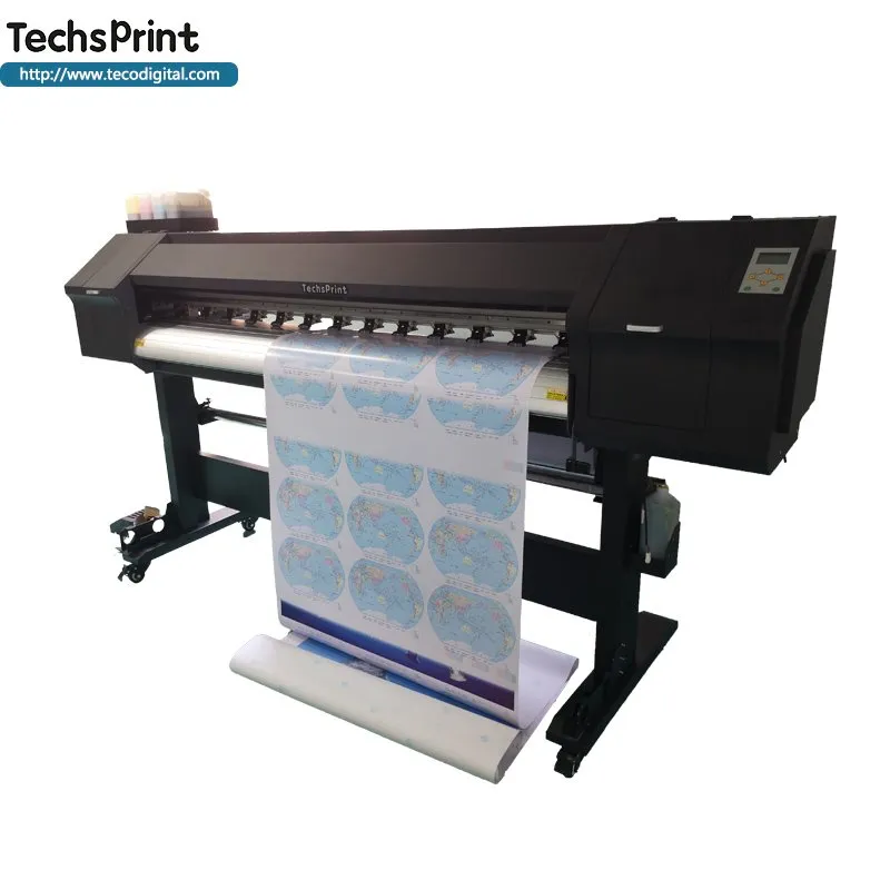 Large Format Digital Dye Eco Solvent Printer with Epson I3200 Printhead