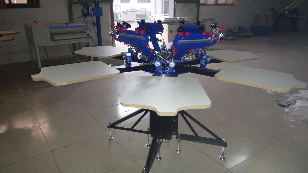 Manual 6 Colors Tshirt Screen Printing Machine
