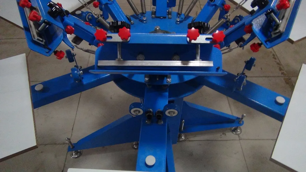 Manual 6 Colors Tshirt Screen Printing Machine