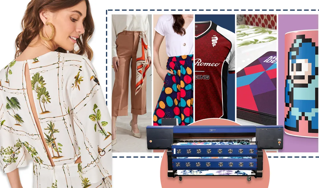 Multi-Color Large Format Digital Textile Sublimation Printer for Polyester