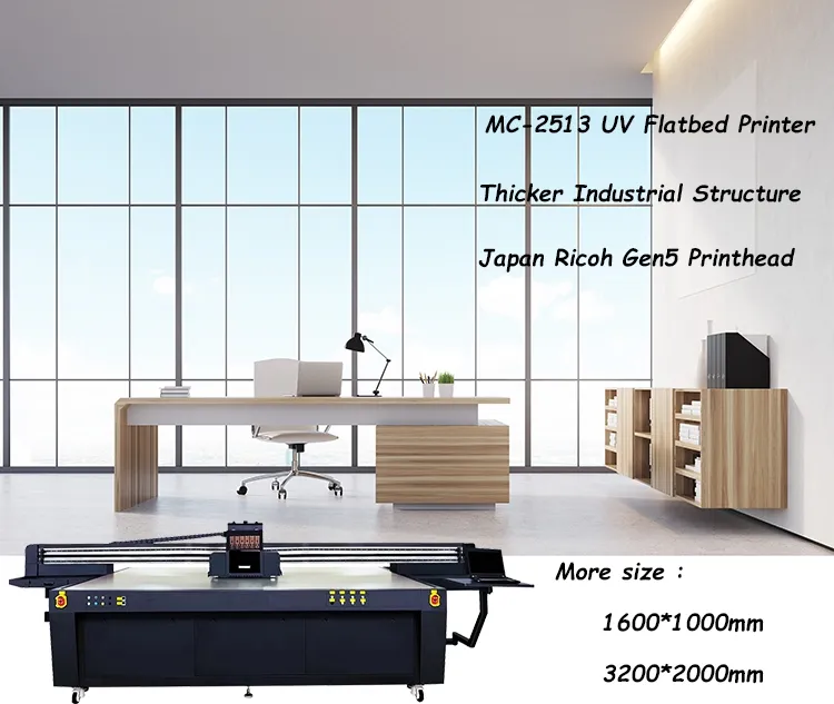 New Arrival R1coh Gen5 Konica 1024 Printhead 4 Color Bag 2513 UV Flatbed Printer for Phone Cover
