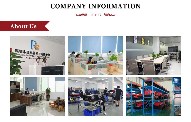 Refinecolor Automatic and Multicolor A3 UV Printer for Pen, Mobile Phone Shell, Disk, Golf Ball, Metal