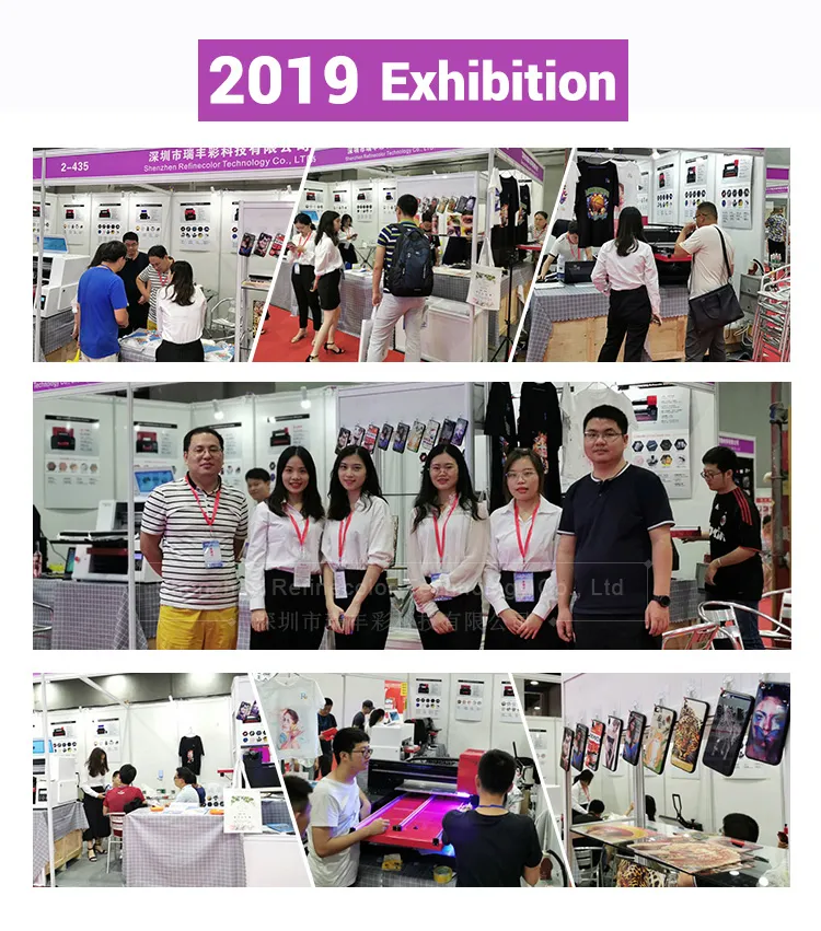 Refinecolor Multicolor A4 UV Printer for Pen, Mobile Phone Shell, Disk, Golf Ball, Metal Printing