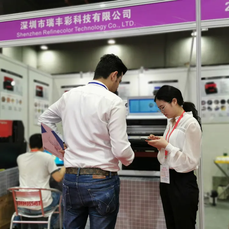 Refinecolor Multicolor A4 UV Printer for Pen, Mobile Phone Shell, Disk, Golf Ball, Metal Printing