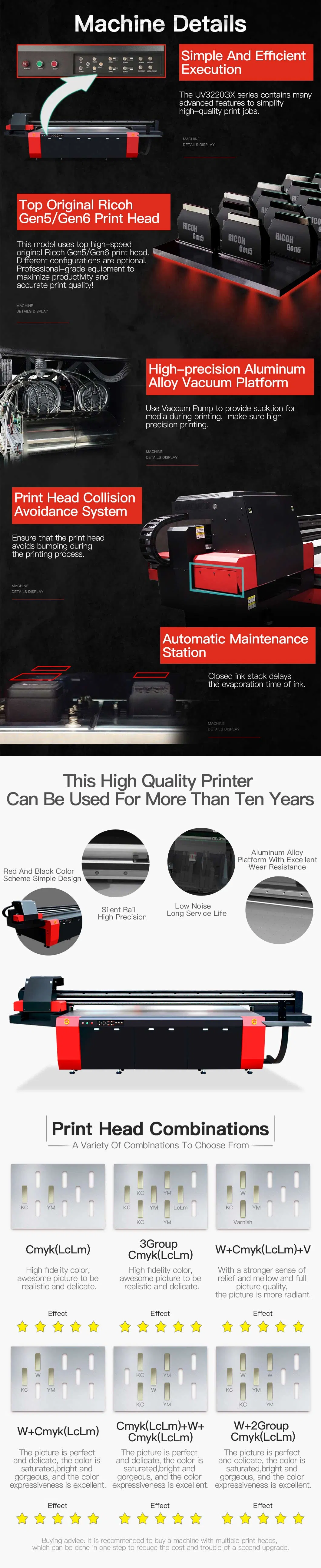 Refretonic Digi Industrial Machine Body Positioning Pin 2513 Flatbed UV Printer