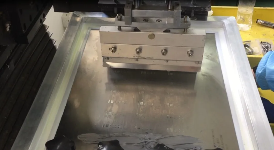 Semi Automatic PCB Screen Printing Machine Ys1200 for 1.2m LED Solder Pasting