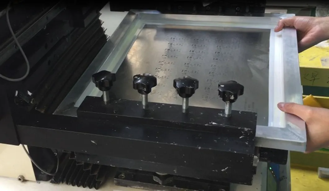 Semi Automatic PCB Screen Printing Machine Ys1200 for 1.2m LED Solder Pasting