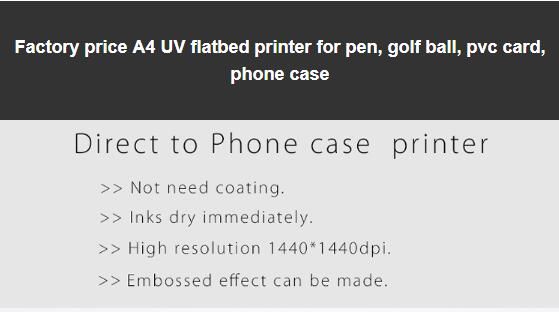 Small UV Printer R330 UV Printing machine Ink Epson for Phone Case Mugs Golf Ball