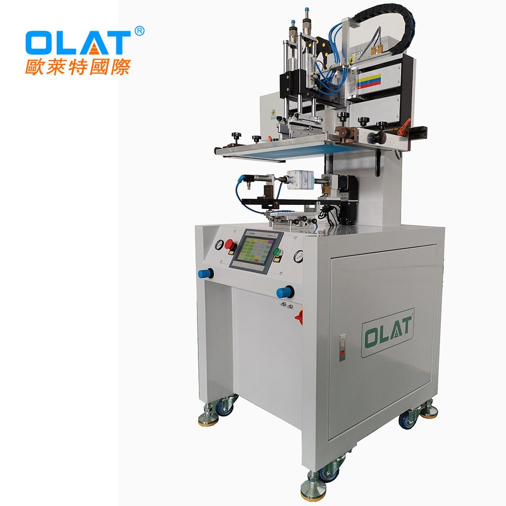 Special Shaped Bottle Four Axis Servo Screen Printing Machine Osy-100br