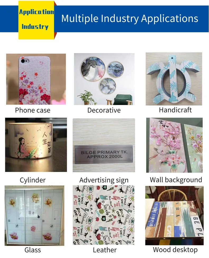 Stable High Speed UV Flatbed Printer for Glass Printing Machine