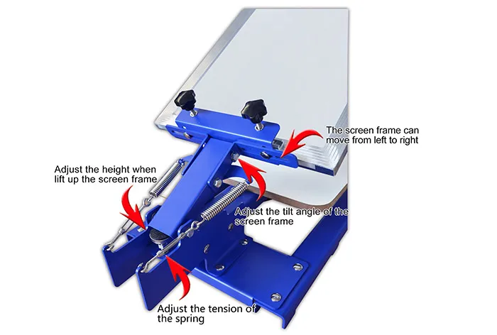 T Shirt One Color Manual Slik Screen Printers