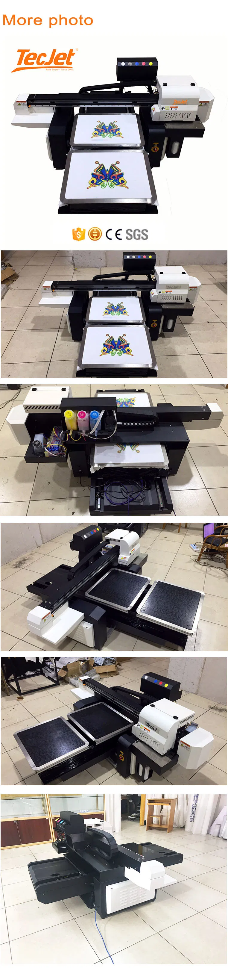 Tecjet Tshirt Printer Printing Machine 6090 DTG Printer