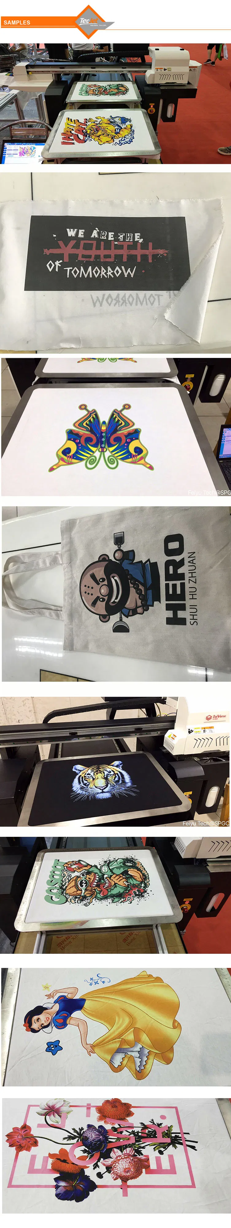 Tecjet Tshirt Printing Machine Digital 6090 DTG Printer