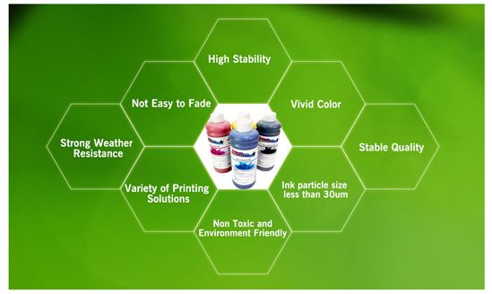 Textile Pigment Dtf Ink for Dtf Hot Melt Adhesive Powder and Pet Film Heat Transfer Printer Dtf Ink