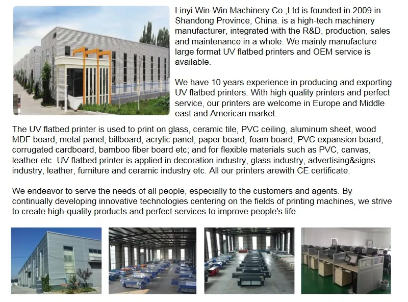 UV Small Format Digital Flatbed Printing Machine with Gh2220 Printhead