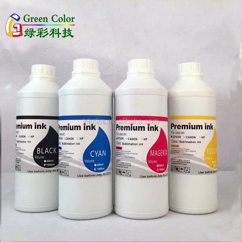 Wholesale Price 1000ml Print Effect Dye Sublimation Ink for Epson L380 L805 L130 Wf7710 7720 7110 1430 Sublimation Ink
