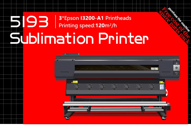 Wide Format Sublimation Printer Large Format Digital Printing Machine