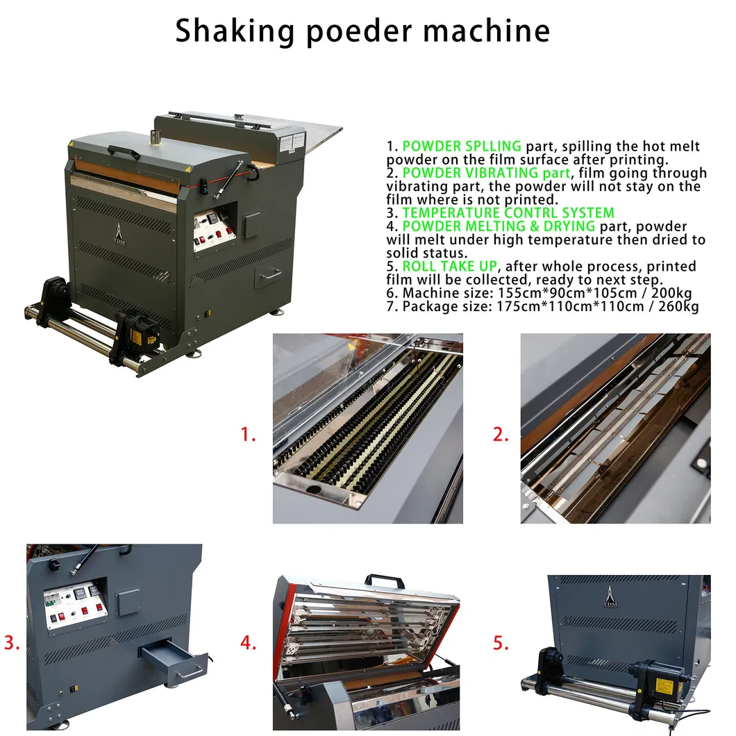 Ydm Manufacturer Heat Transfer Vinyl Pet Film Printing Machine